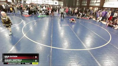 43 lbs Quarterfinal - Rhenen Sheffield, Shootbox Wrestling Club vs Krue Dutson, Delta