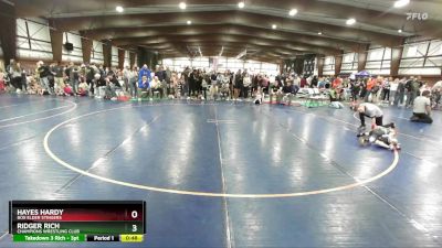 41 lbs Quarterfinal - Ridger Rich, Champions Wrestling Club vs Hayes Hardy, Box Elder Stingers