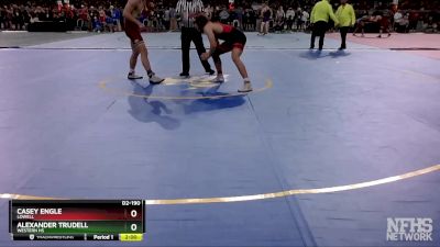 D2-190 lbs Champ. Round 1 - Casey Engle, Lowell vs Alexander Trudell, Western HS
