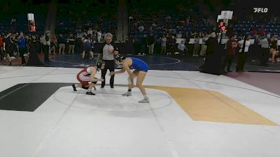 132 lbs Consi Of 16 #2 - Violet Polny, Holliston vs Melanie Miles, Putnam