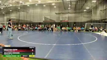 125 lbs Round 3 (4 Team) - Brayden Crosser, Iowa Blue vs Braxton Crow, Wyoming Gold