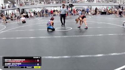 84 lbs Round 3 (8 Team) - Brynn Cunningham, MGW Something Wicked vs Gabby Gauthier, Team Diamond Fish