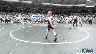 58 lbs Quarterfinal - Ryan Hale, Keystone Kids Wrestling Club vs Jack Davis, Verdigris Youth Wrestling