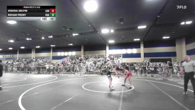 102 lbs Consi Of 8 #1 - Joshua Delfin, Lion Of Judah Wr Ac vs Rohan Frost, Chain Wrestling