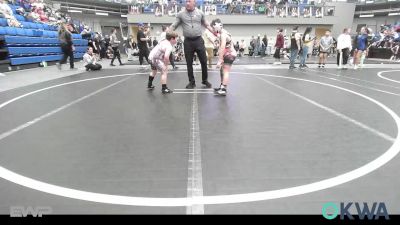 90 lbs Rr Rnd 2 - Kaiden Knapski, Kingfisher YellowJackets vs Waylen Higbee, Morrison Takedown Club