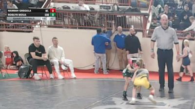 45_G lbs Quarterfinal - Hannah Gregula, Mt. Lebanon vs Roslyn Moua, Conestoga Valley