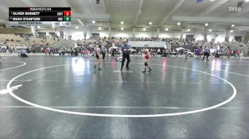 70 lbs Quarterfinal - Oliver Burnett, Cougar Wrestling Club vs Noah Stanford, Rabbit Wrestling Club