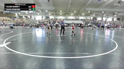 70 lbs Quarterfinal - Oliver Burnett, Cougar Wrestling Club vs Noah Stanford, Rabbit Wrestling Club