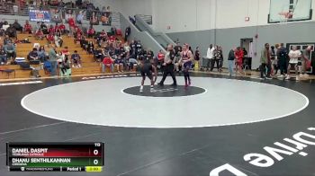 113 lbs Champ. Round 1 - Daniel Daspit, Teurlings Catholic vs Dhanu Senthilkannan, Cordova