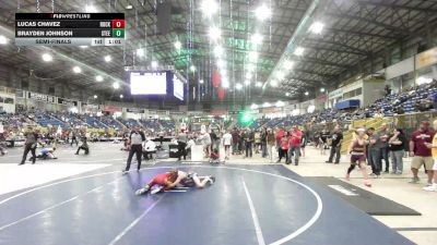 105 lbs Semifinal - Lucas Chavez, Rocky Ford vs Brayden Johnson, Steel City Reloaded WC