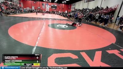 126 lbs Cons. Round 5 - Timmy O?Connor, LOCKPORT (Twp) vs Cleto Protti, Chicago (ST. RITA)