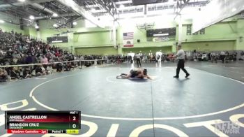 165 lbs Quarterfinal - Brandon Cruz, University vs Angel Castrellon, BIRMINGHAM