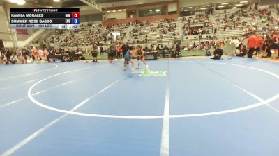 102 lbs Champ. Rd Of 16 - Kamila Morales, Nevada Elite Wrestling vs Summer Rose Gasso, Legacy Wrestling Center