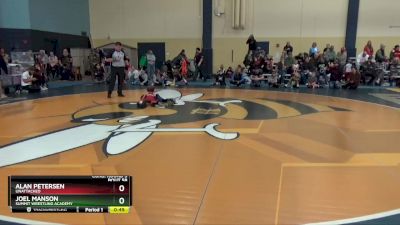 50 lbs Cons. Round 3 - Alan Petersen, Unattached vs Joel Manson, Summit Wrestling Academy