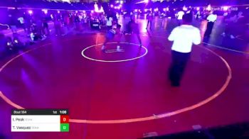 132 lbs Final - Idren Peak, Team Montana vs Teegan Vasquez, Team Montana