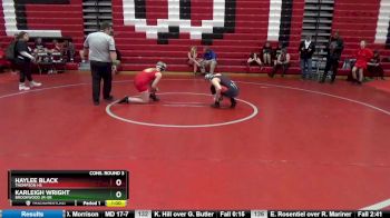 138 lbs Cons. Round 3 - Haylee Black, Thompson HS vs Karleigh Wright, Brookwood Jr-Sr