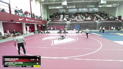 174 lbs Quarterfinal - Owen Butler, Frostburg State vs Anthony Salopek, Pitt-Johnstown