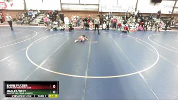 45 lbs Semifinal - Hadlea West, Aviator Wrestling Academy vs Emmie Frazier, Shootbox Wrestling Club