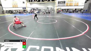 165E lbs Rr Rnd 1 - Buzzy Bomberger, Cornell vs Anthony Mann, Sacred Heart