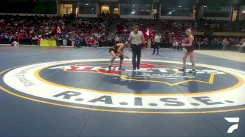 113-4A/3A 5th Place Match - Cash Wheat, Linganore vs Isisah Womack, Richard Monthgomery
