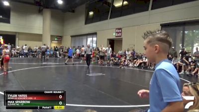 60 lbs Champ Round 1 (16 Team) - Max Sparrow, Elevate WC vs Tyler Yates, Ironclad Koncrete Kids