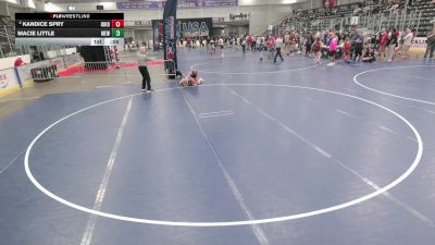 Junior Girls - 125 lbs Cons. Semis - Kandice Spry, Ohio vs Macie Little, Moyer Elite Wrestling