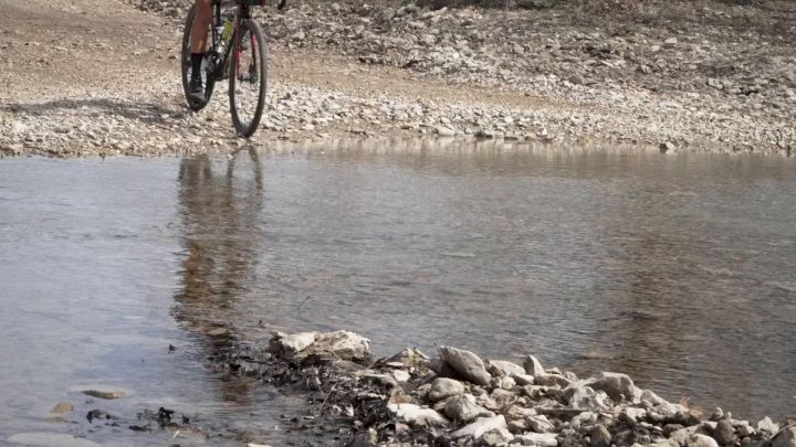 Camp Creek Road Will Be The Only Significant Water Crossing In The 2022 UNBOUND Gravel 200-Mile Race