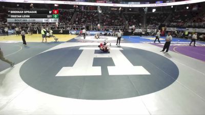 I-126 lbs Semifinal - Tristan Levin, Tottenville vs Brennan Sprague, Monsignor Farrell