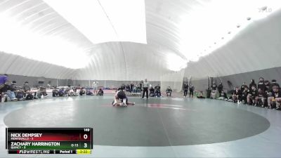 149 lbs Finals (2 Team) - Nick Dempsey, Montevallo vs Zachary Harrington, Quincy