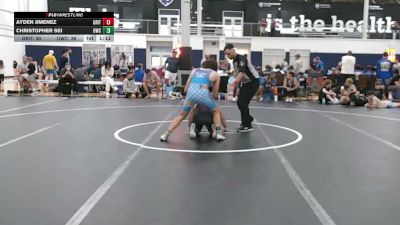160 lbs Rr Rnd 1 - Ayden Jimenez, Grit Mat Club - MS vs Christopher Sei, The Outsiders Wrestling Club - MS
