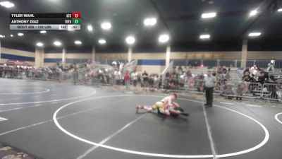 102 lbs Consi Of 8 #2 - Tyler Wahl, Atc vs Anthony Diaz, Total Kaos WC