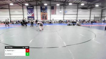 120 lbs Consi Of 32 #1 - Ethan Rothman, CT vs Benjamin White, RI