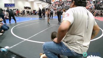 58 lbs Consi Of 4 - Stryker Hawk, Salina Wrestling Club vs Jeffrey Clement, Wagoner Takedown Club