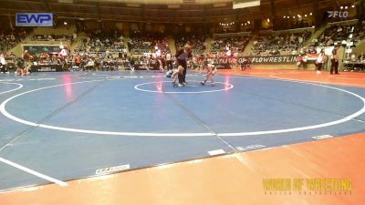 43 lbs Round Of 16 - Hayden Zemba, Steel Valley Renegades vs Eagan Luxton, Bartlesville Wrestling Club