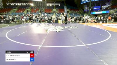 175 lbs Cons 8 #2 - Frederick Hammond, MI vs Brock Foster, MI