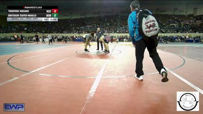 Round Of 32 - Tristen Krush, Westmoore Wresting vs Bryson Taito-Mailo, Midwest City Bombers