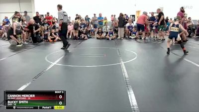 80 lbs Round 2 (4 Team) - Cannon Mercier, PA East Lightning vs Bucky Smith, OMP