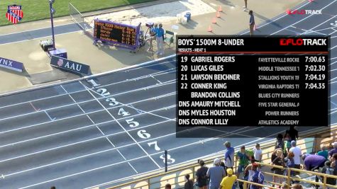 Boys' 1500m, Finals 2 - Age 8 & Under