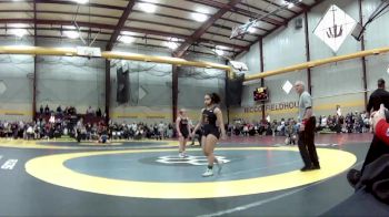 125 lbs Champ. Round 1 - Isabella Ndinga-Mbappe, Lexington High School vs Samantha Durbin, Marist HS