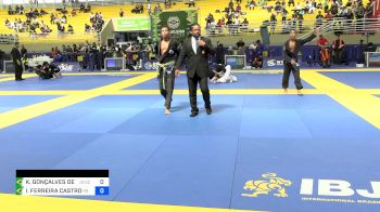 KAIQUE GONÇALVES DE LIMA vs ISRAEL FERREIRA CASTRO 2024 Brasileiro Jiu-Jitsu IBJJF