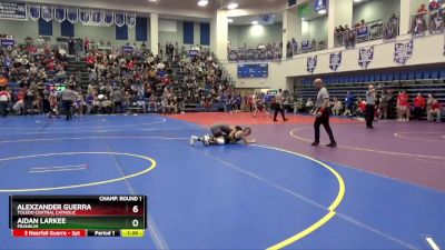 126 lbs Champ. Round 1 - Alexzander Guerra, Toledo Central Catholic vs Aidan Larkee, Franklin