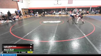 120 lbs Cons. Round 4 - Rocco Silva, Plainfield (SOUTH) vs Luke Berktold, LIBERTYVILLE