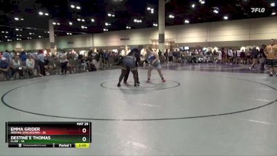 Finals (8 Team) - Emma Grider, Indiana Smackdown vs Destine`E Thomas, CLAW