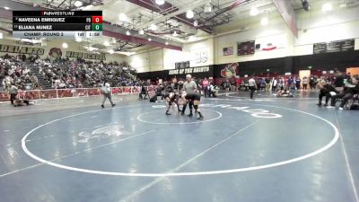 140 lbs Champ. Round 2 - Eliana Nunez, Citrus Valley vs Naveena Enriquez, Palm Desert