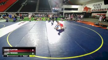 132 lbs Quarterfinal - Ulises Meneses, Idaho vs Asher Clayton, Montana