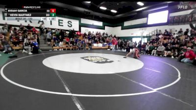 120 lbs Champ. Round 1 - Josiah Garcia, Firebaugh vs Kevin Martinez, Chowchilla