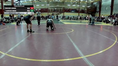 157 lbs Champ. Round 2 - Trevor Jones, Delbarton vs Justus Heeg, Providence Catholic