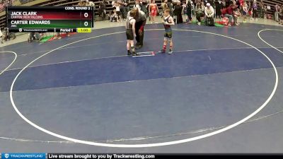 56 lbs Cons. Round 2 - Carter Edwards, JWC vs Jack Clark, Canyon View Falcons