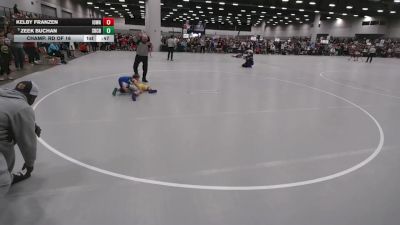 93 lbs Champ. Rd Of 16 - Zeek Buchan, Sherman Challenger's vs Kelby Franzen, Iowa