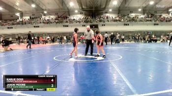 75 lbs Champ. Round 1 - Colin Sells, Owensville Kids Wrestling Club vs Liam Cracraft, Jackson County Wrestling